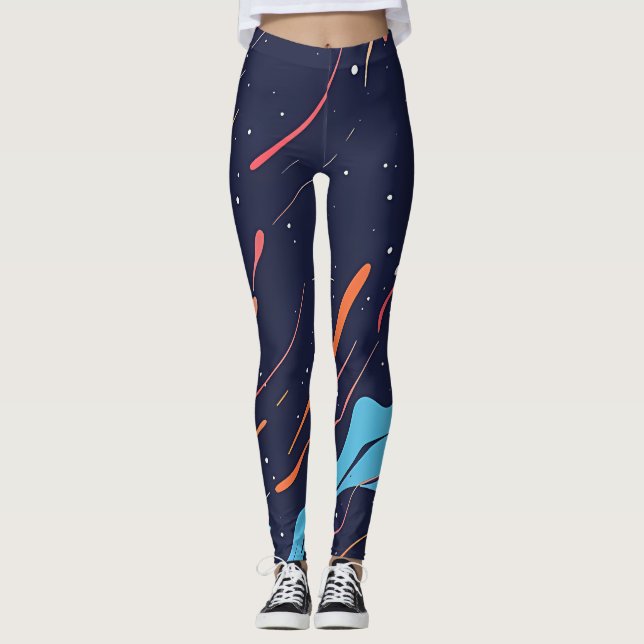 Stylish High-Waisted Women’s Leggings  (Framsida)