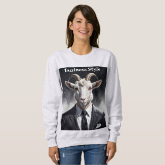 Stylish horned figure in sharp formal attire art t shirt