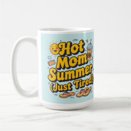 Stylish hot mom summer vibes kaffemugg