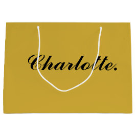 Stylish Large Personalized Gift Bag with Name