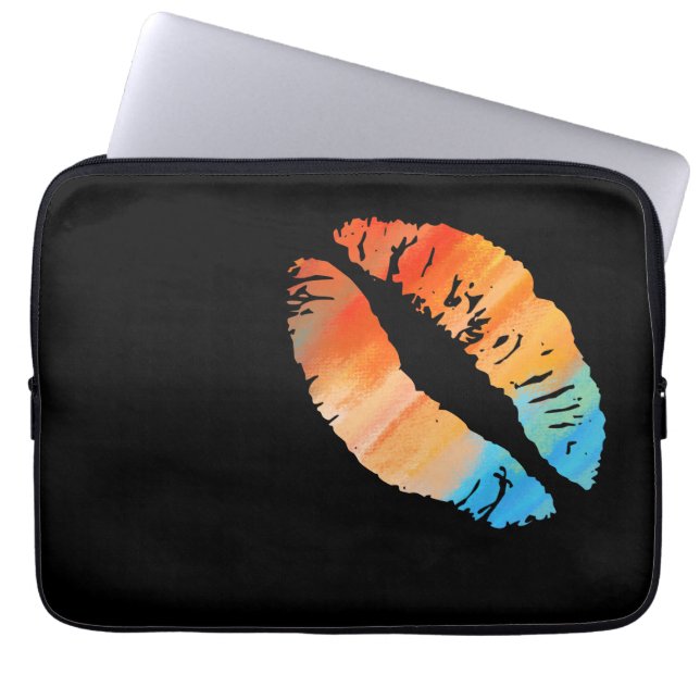 Stylish Lips #12 Laptop Sleeve (Framsidan)