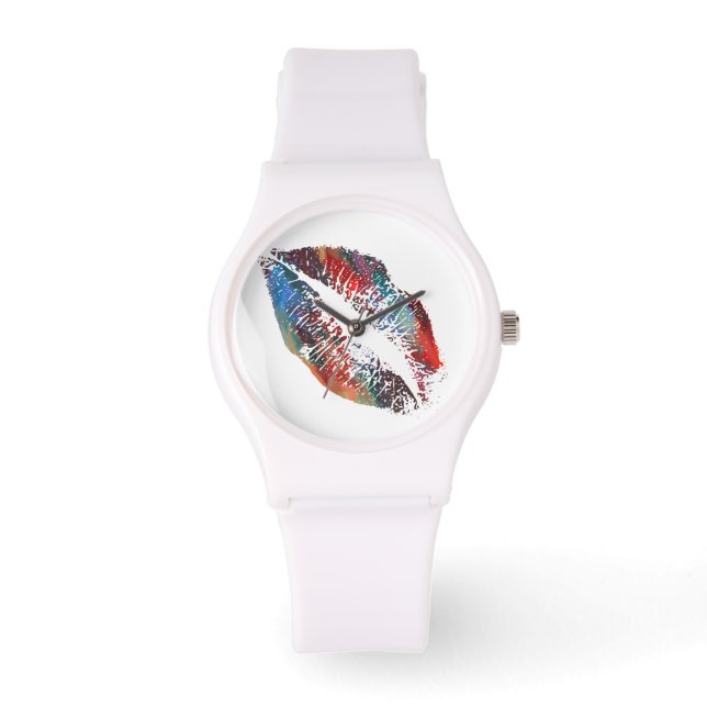 Stylish Lips #3 Armbandsur (Framsida)