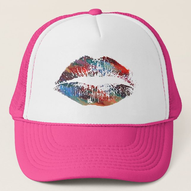 Stylish Lips #3 Truckerkeps (Framsida)
