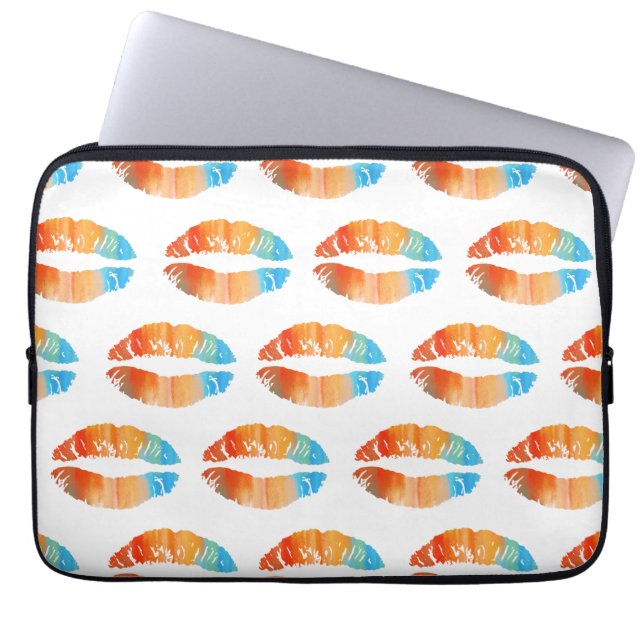 Stylish Lips #4 Laptop Sleeve (Framsidan)