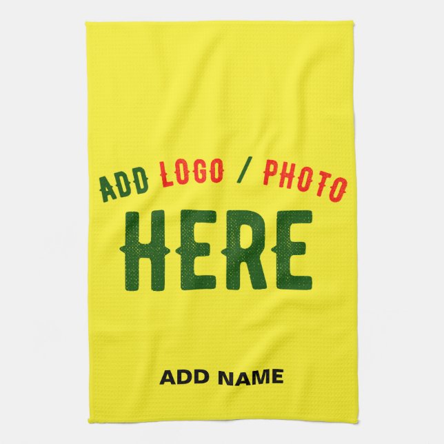 STYLISH MODERN CUSTOM BRIGHT YELLOW VERIFIED BRAND KÖKSHANDDUK (Vertikal)