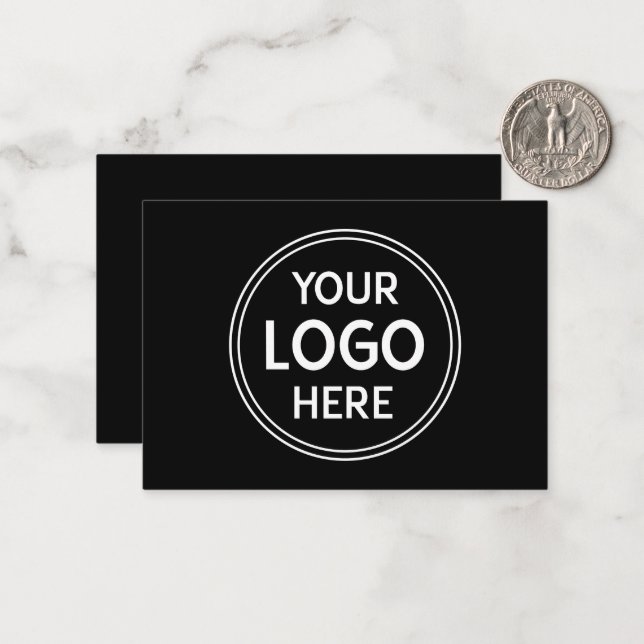 Stylish & Modern Custom Creations Verified  Anteckningskort (Fram/Back In Situ)