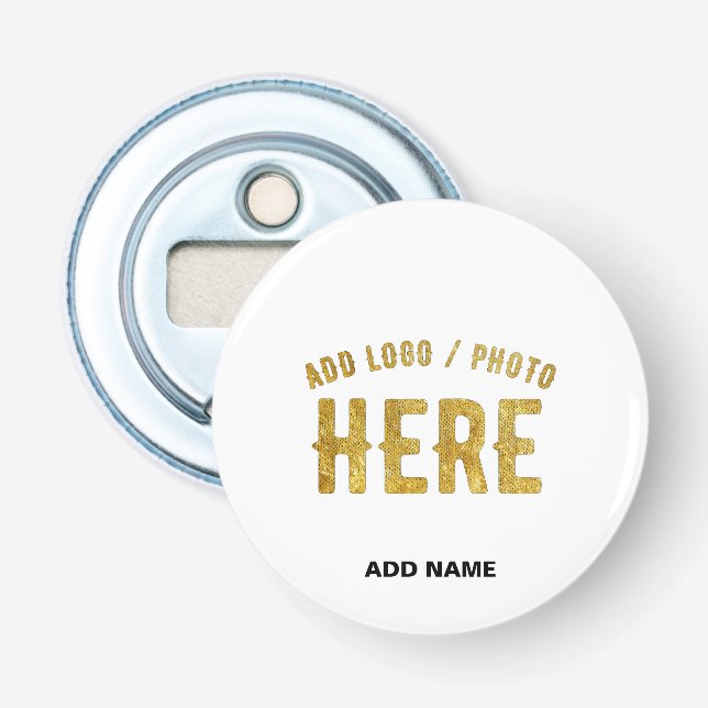 STYLISH MODERN CUSTOMIZABLE WHITE VERIFIED BRANDED FLASKÖPPNARE (Framsidan)