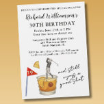 Stylish Modern Golf Humorous 30th Birthday Party Inbjudningar<br><div class="desc">This Stylish Modern Custom Golf Humorous 30th Birthday Party Invitation can be fully personalized. It has both a touch of humor and more than a touch of class . . and is ready to set the stage for this special evening. The colors and year can also be changed. Any design...</div>