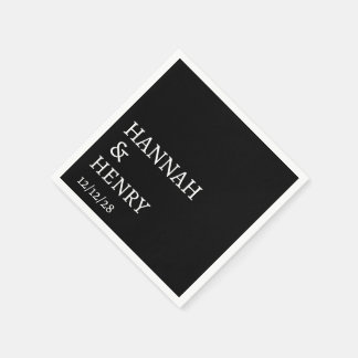 STYLISH MODERN MINIMALIST SCRIPT CUSTOM WEDDING  PAPPERSSERVETT