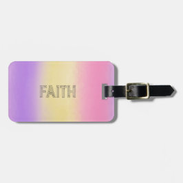 Stylish ombre faith typography  bagagebricka