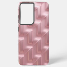 Stylish Pink Geometric Pattern Samsung Galaxy Case