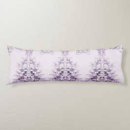 Stylish Purple Flowers Body Pillow Kroppskudde