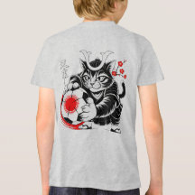 Stylish Samurai Cat Japan Soccer For Football fans