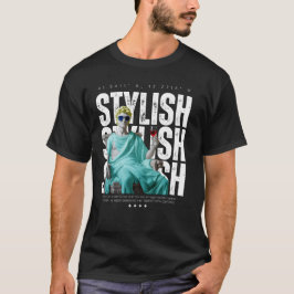Stylish Statue Graphic Tee – Streetwear Style