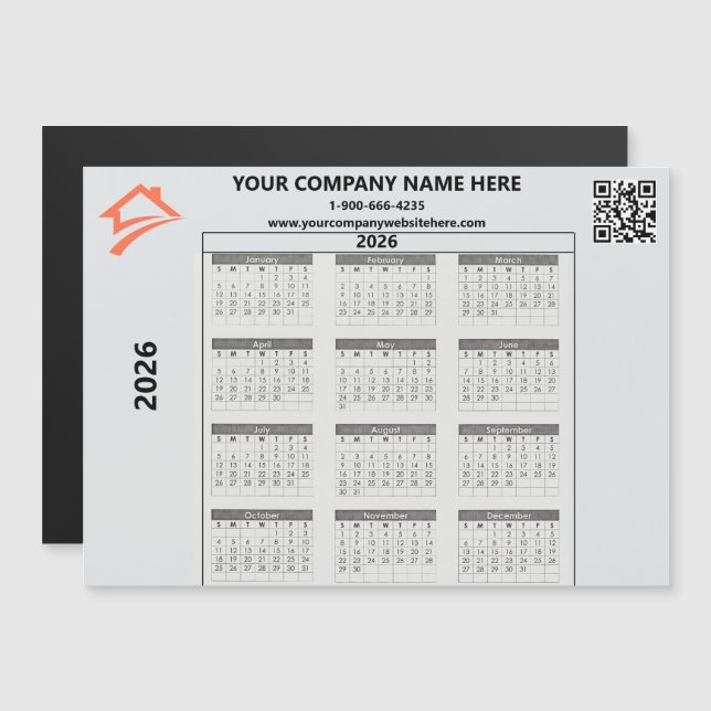 Stylish Unique White Real Estate Agent (Fram/baksida)