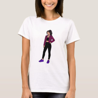 Stylish Urban Girl Fashion Graphic Tee