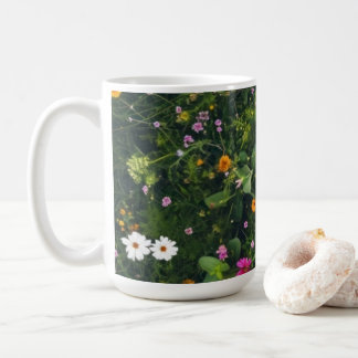 Stylish Watercolor Floral Pattern Kaffemugg