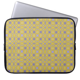 Stylish Yellow Geometric Design  Laptop Fodral