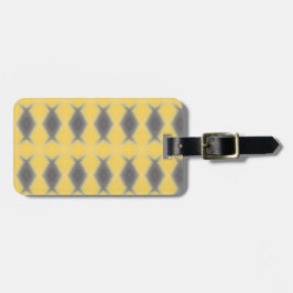 Stylish Yellow Luggage Tag Bagagebricka
