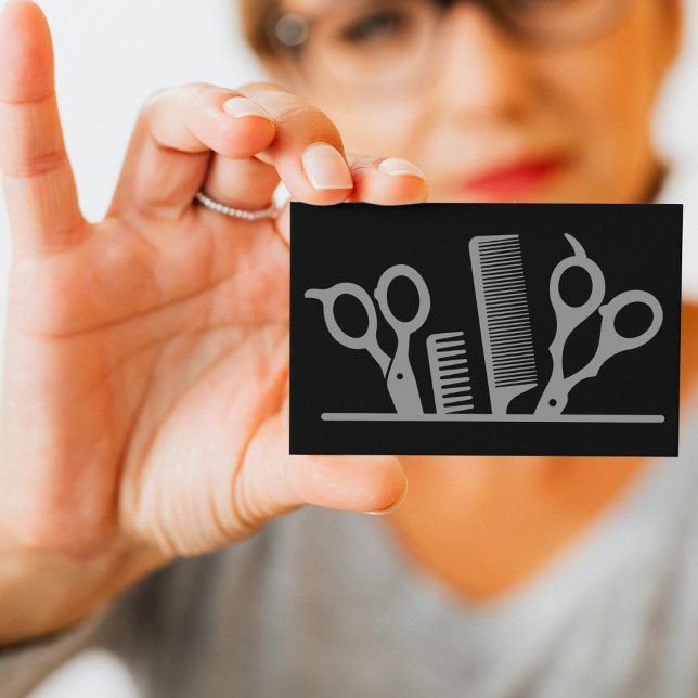 Stylist för anpassningsbar visitkort (Custom Hair Stylist Business Card)