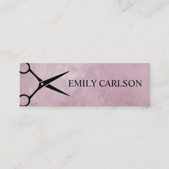 Stylist för chic mini visitkort (Framsida)