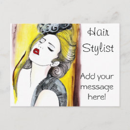 Stylist för personlig vykort