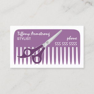 Stylist-/frisörlilor Visitkort
