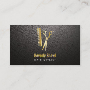 Stylist/Golden Sheets & Comb Visitkort