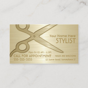 Stylist Guld Visitkort