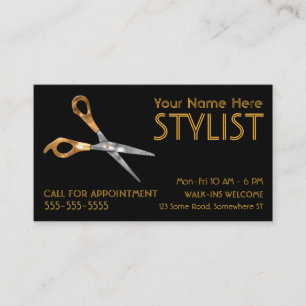 Stylist Guld Visitkort