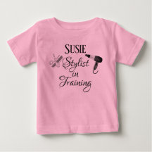 Stylist i Training Baby Romper Salon Beautician