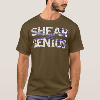 Stylist Shear Genius Hair Dresser T Shirt