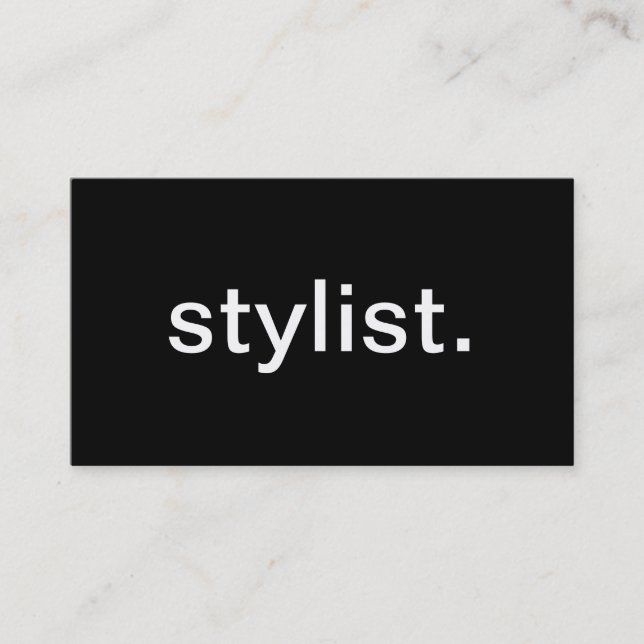 Stylist Visitkort (Framsida)