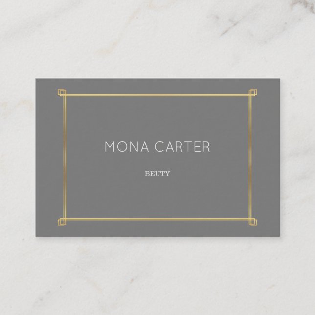 Stylistic art décoramvisitkort visitkort (Framsida)