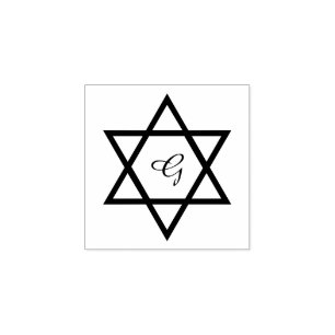 Stylistic Star Anpassningsbar Initial Rubber Frimä Stämpel