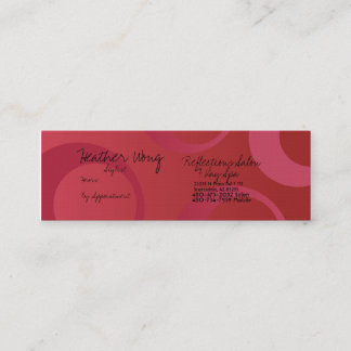 stylistkort mini visitkort