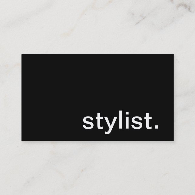 Stylistvisitkort Visitkort (Framsida)