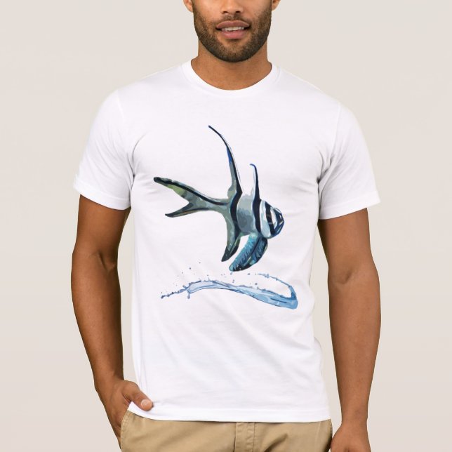 Stylized Banggaii Cardinalfish Tee Shirt (Framsida)