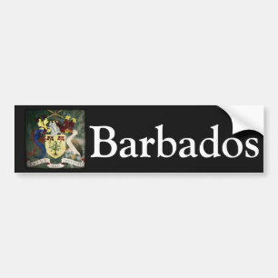 Stylized Barbados COA Bildekal