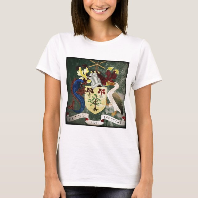 Stylized Barbados COA T-shirt (Framsida)