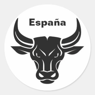 Stylized beställnings- text- & färgklistermärke runt klistermärke