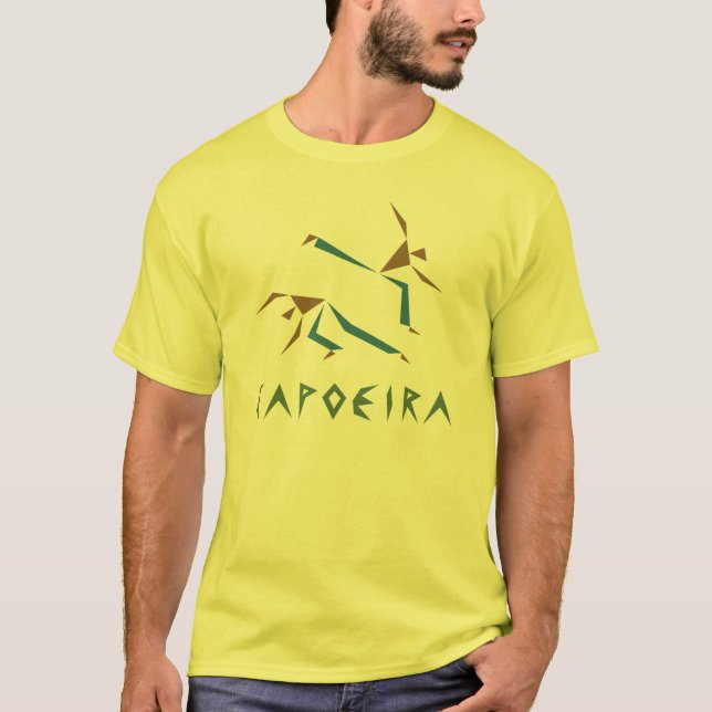 Stylized Capoeira T Shirt (Framsida)