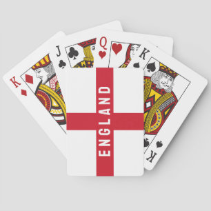 Stylized England Flagga Casinokort
