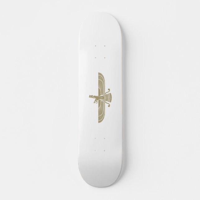 Stylized Faravahar Skateboard Bräda 21,5 Cm (Framsida)