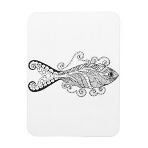 Stylized fisk magnet