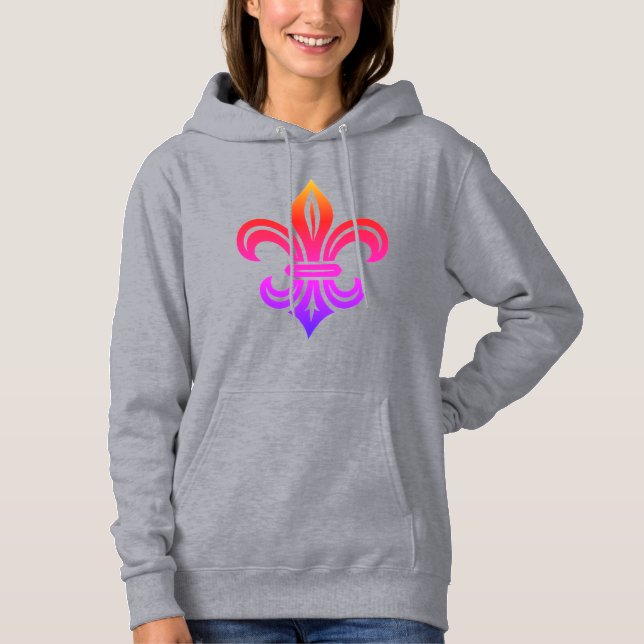 "Stylized Fleur-de-lis" T-Shirt (Framsida)