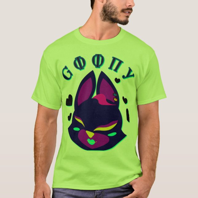 stylized fox-cat hybrid  t shirt (Framsida)