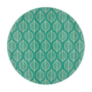 Stylized grönt lövmönster