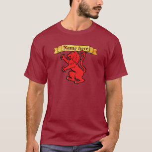 Stylized heraldiskt lejont tröja