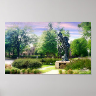 Stylized Järn Mike Final på Matte Canvas Poster